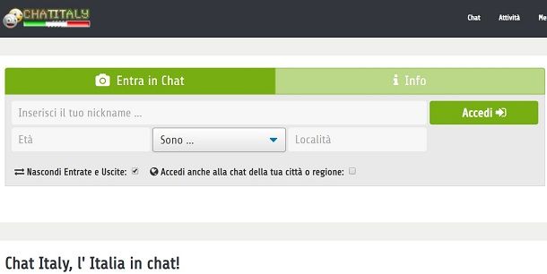 Chat Italy