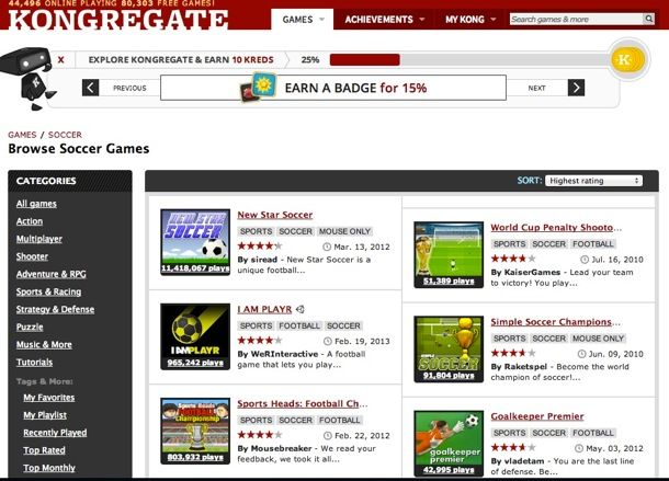 Giochi calcio gratis