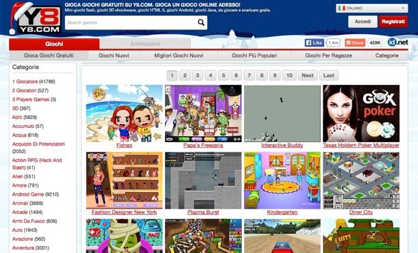 Giochi Flash Y8