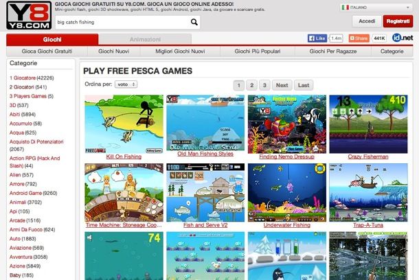 Giochi pesca