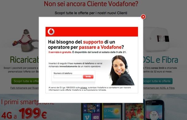 Passa a Vodafone