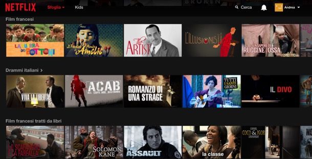 Servizi di streaming a pagamento 