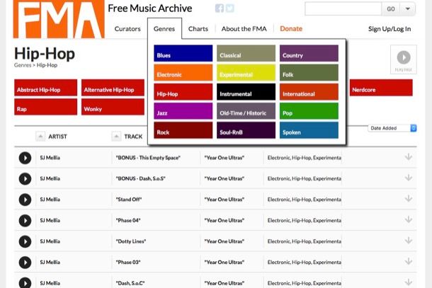 Siti per scaricare musica gratis