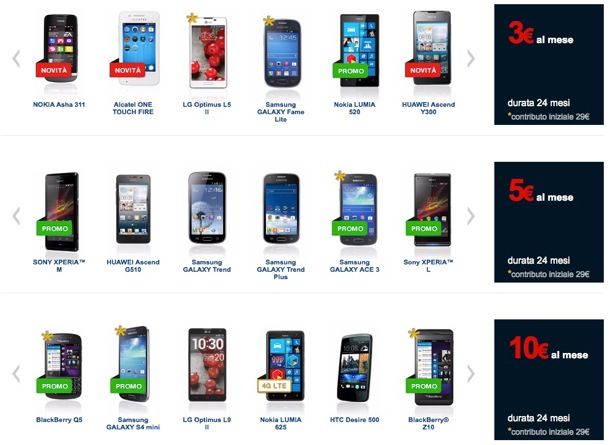 TIM smartphone