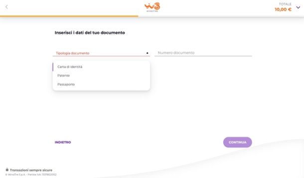 Passare a WINDTRE online