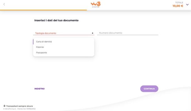 Passare a WINDTRE online