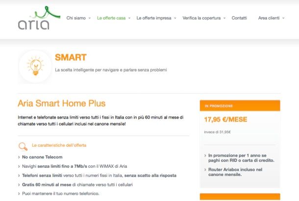Aria ADSL