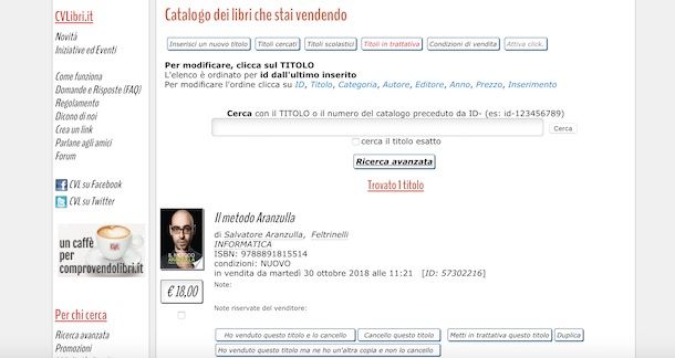 libri on line in vendita