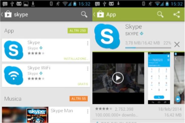 Skype Android