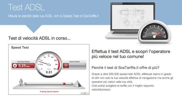 Test connessione