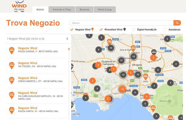 Come verificare copertura Wind