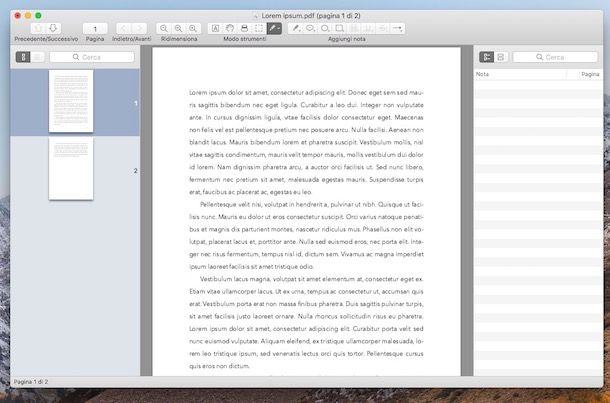 PDF lettore per macOS