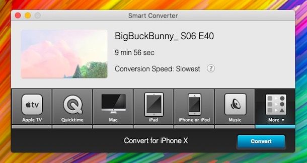 Programma per convertire video