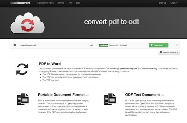 Convertitore online