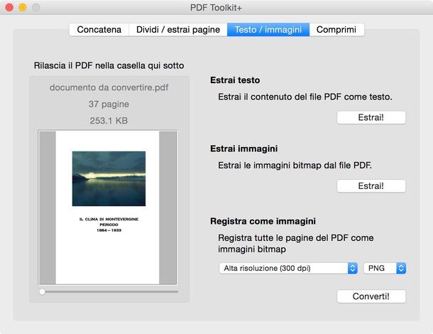 Da PDF a JPG