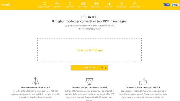Da PDF a JPG