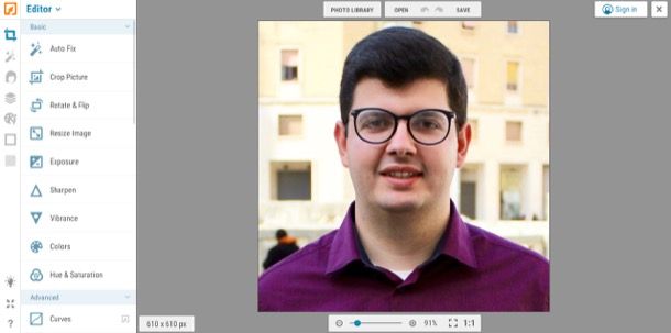 Fotoritocco viso online