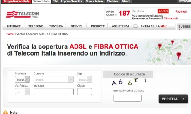 Copertura Telecom