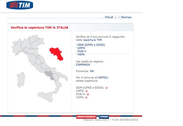 Copertura TIM