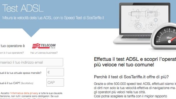 Test ADSL Alice