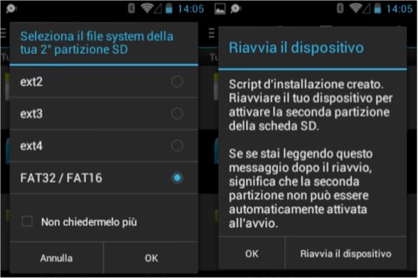 Spostare app su SD