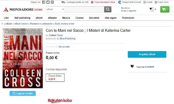 eBook gratis italiano Mondadori