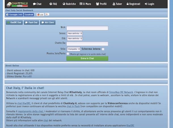 Chat italy