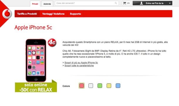Offerte Vodafone iPhone