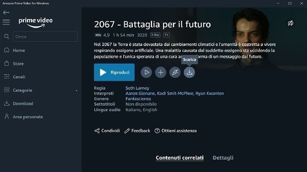 Programmi per scaricare film gratis in italiano Amazon Prime Video