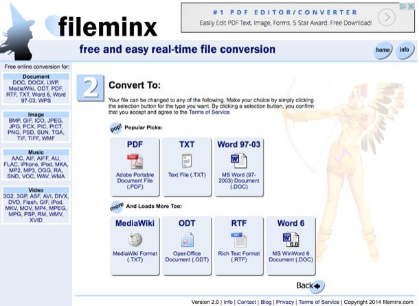 Convertitore PDF Word gratis