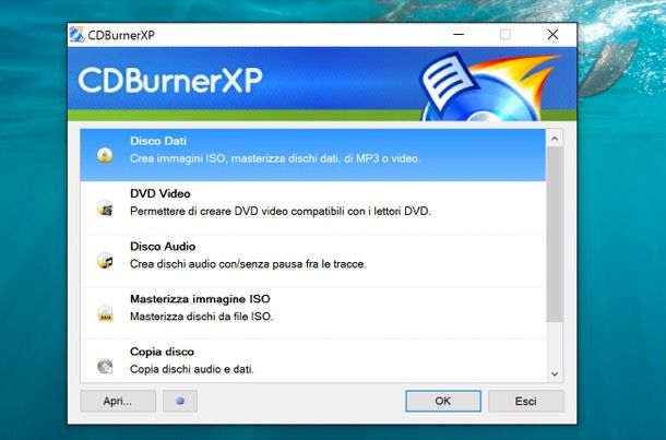 programma per masterizzare cd e dvd gratis in italiano