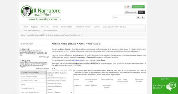 Audiolibri in italiano