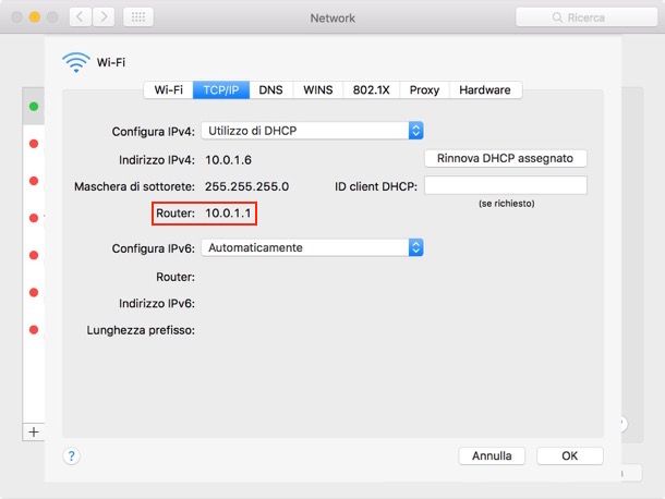 Come accedere al router Alice