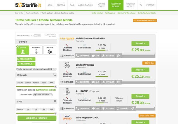 Fastweb mobile