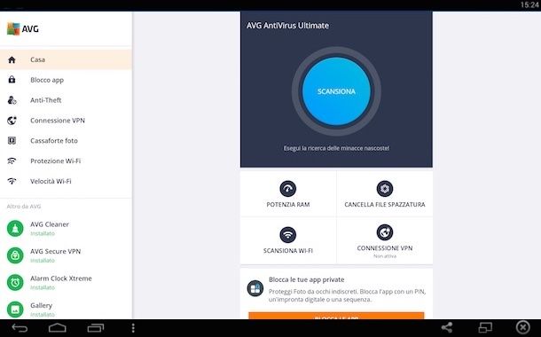 Antivirus per tablet
