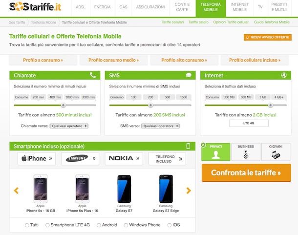 Smartphone scontati