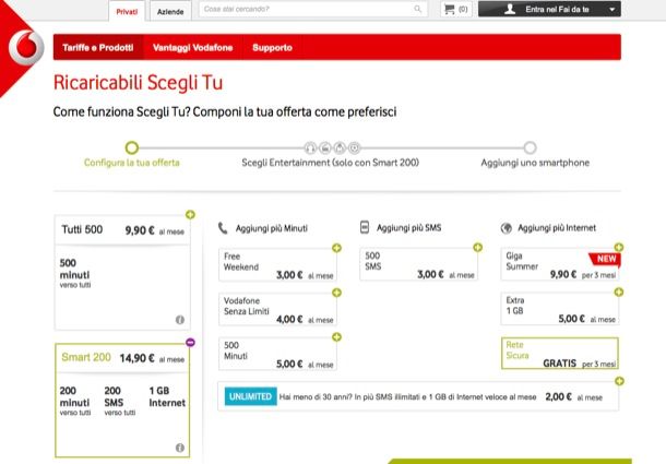 Tariffe cellulari