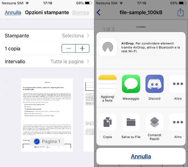 Convertire RTF in PDF su iOS