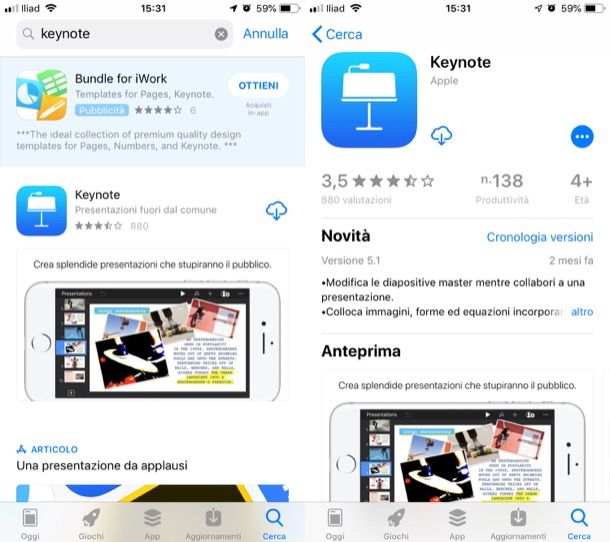 iWork per iPhone e iPad