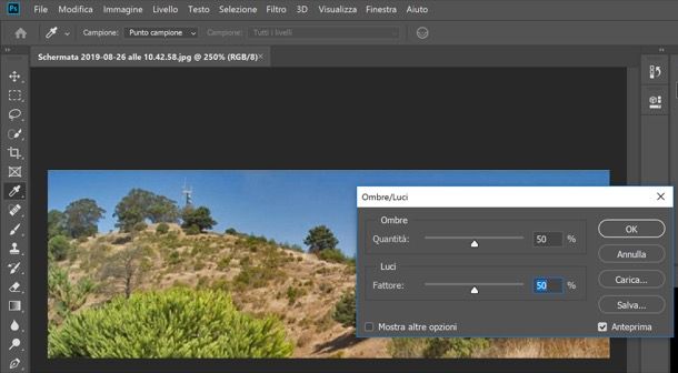 Effetto HDR di Photoshop su foto singola