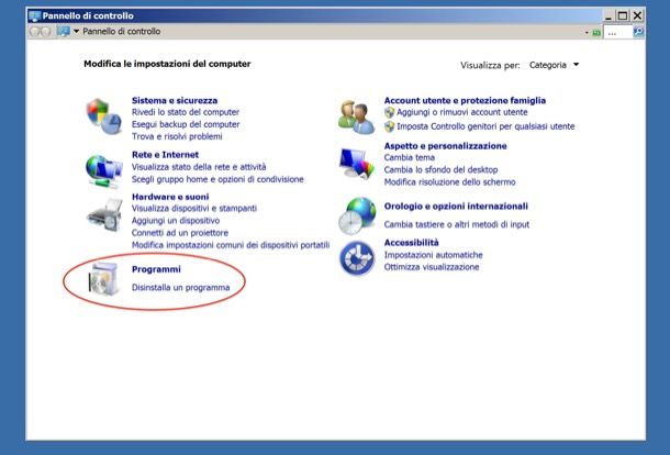 Come disinstallare Awesomehp