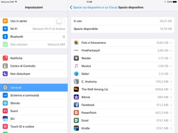 Spazio iPad
