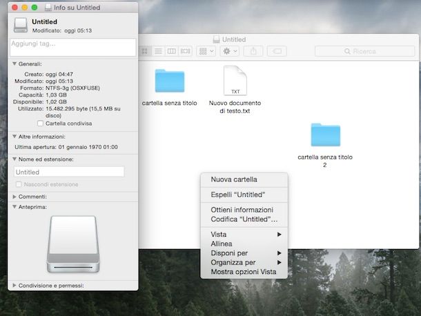 Come leggere NTFS su Mac