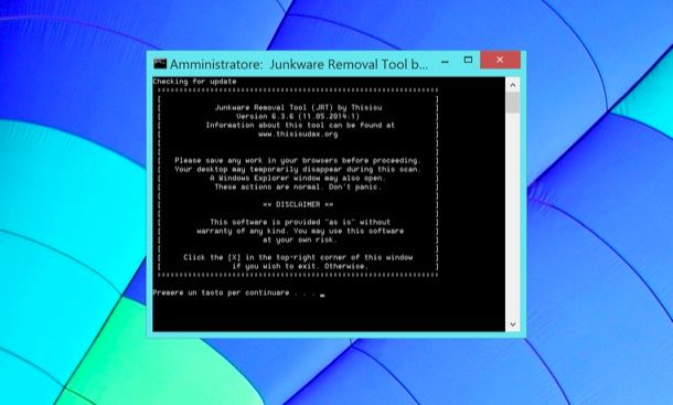 Come eliminare wssetup