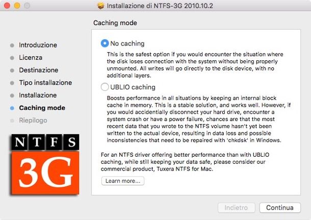 Come leggere NTFS su Mac