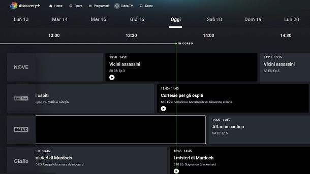 discovery+ Come guardare la TV sul PC