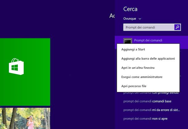 Come loggarsi amministratore Windows 8