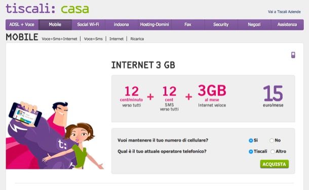 Quale operatore scegliere per Internet mobile