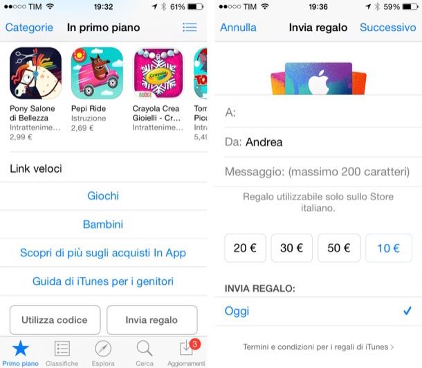 Come regalare WhatsApp ad un amico