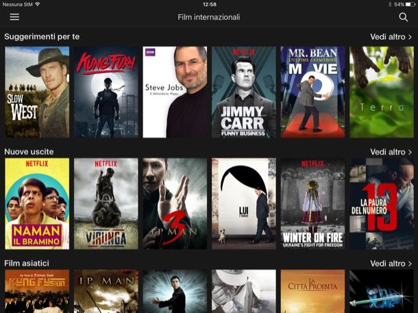 Come vedere film in streaming su iPad